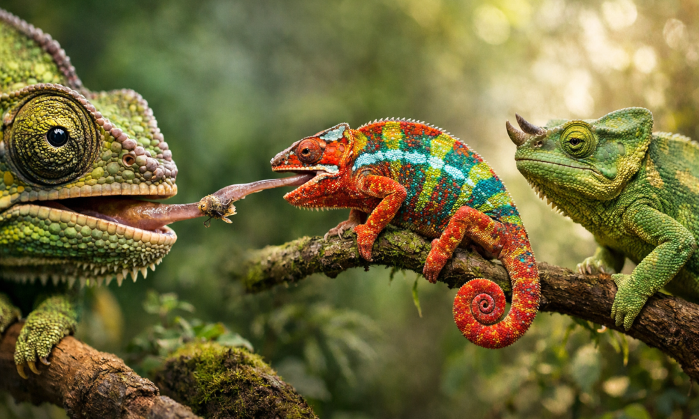 Chameleónovité: Masters of Color and Survival